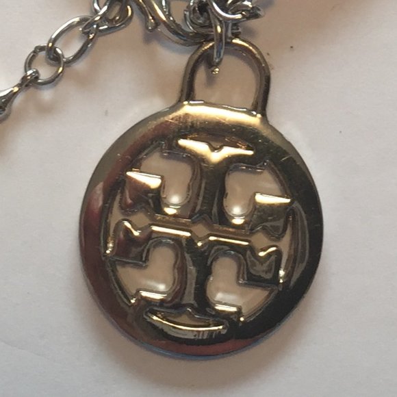 TORY BURCH WOVEN BRACELET WITH TB EMBLEM - Picture 2 of 3